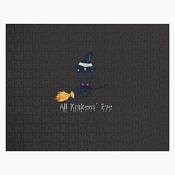 Seattle Kraken Halloween Design Jigsaw Puzzle