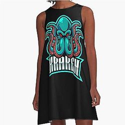 Seattle Kraken Octopus Dress