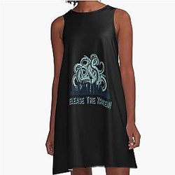 Release The Kraken Seattle Kraken Design Sticker A-Line Dress