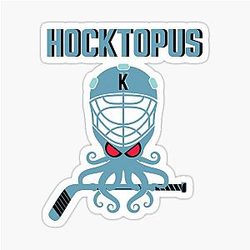 Hockey  Seattle Kraken Alternative Logo Design  Sticker