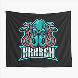 Seattle Kraken Octopus Tapestry