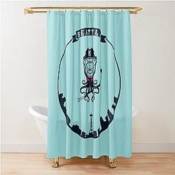 Seattle Kraken Alternative Mascot Shower Curtain
