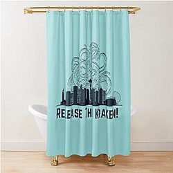 Release The Kraken Seattle Kraken Design Go Kraken Shower Curtain