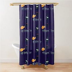 Seattle Kraken Halloween Design Shower Curtain