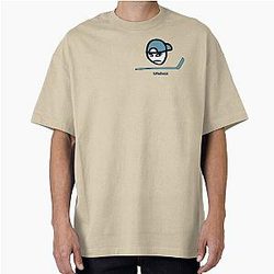 Seattle Kraken Colors - Angry Guy Oversized T-Shirt