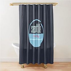 Seattle Kraken Hockey Shower Curtain