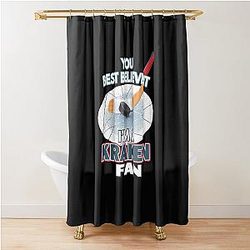 Seattle Kraken Hockey Essential Shower Curtain
