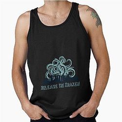 Seattle Kraken Design Sticker Tank Top