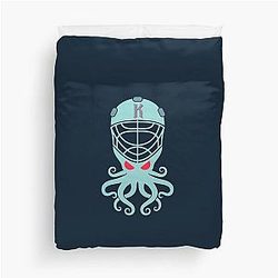 Seattle Kraken Alternative Mascot Version 3 Color 2 Duvet Cover