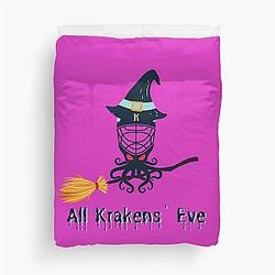Seattle Kraken Halloween Duvet Cover