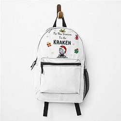 Seattle Kraken Christmas Tis the Season to be Kraken Backpack