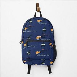All Kraken, Seattle Kraken Halloween Design Backpack