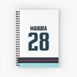 Seattle Kraken Joshua Mahura Away Jersey Phone Case Notebook