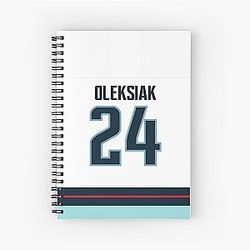 Seattle Kraken Jamie Oleksiak Away Jersey Phone Case Notebook