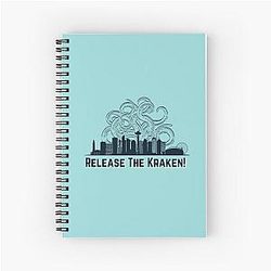 Release the Kraken Design Go Kraken! Spiral Notebook