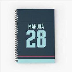 Seattle Kraken Joshua Mahura Home Jersey Back Phone Case Notebook