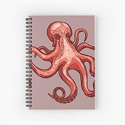 Seattle Kraken Octopus Notebook