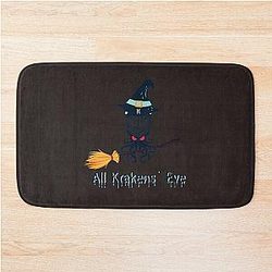 All Kraken Halloween Design Bath Mat