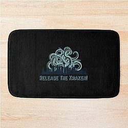 Release the Seattle Kraken Design Sticker Bath Mat