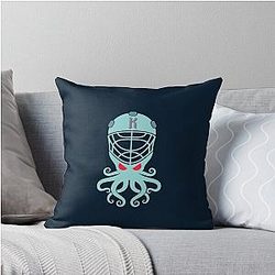 Seattle Kraken Alternative Mascot Version 3 Throw Pillow