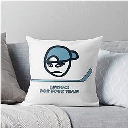 Seattle Kraken Colors - Life Success Throw Pillow