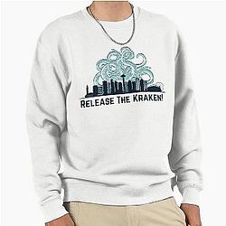 Release the Kraken Kraken Design Go Kraken Pullover Sweatshirt