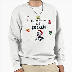 Seattle Kraken Christmas Pullover Sweatshirt Tis the season to be Kraken