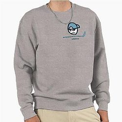 Seattle Kraken Colors LifeStyle Angry Guy Pullover Sweatshirt