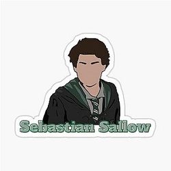 Sebastian faceless art Sticker