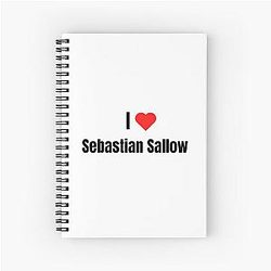 I love Sebastian Spiral Notebook