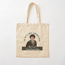 We adore restricted areas - Sebastian Sallow Quote Cotton Tote Bag
