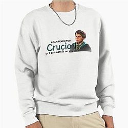 I can teach you the Crucio or I can cast it on you - Sebastian Sallow Pullover Sweatshirt