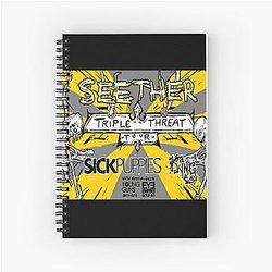 Seether T-shirt Classic Spiral Notebook