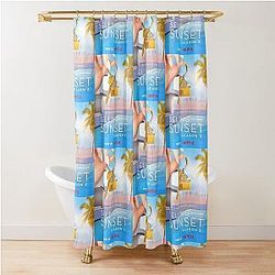 Selling Sunset Shower Curtain