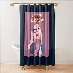 Selling Sunset Christine Quinn Burgers and Botox Oppenheim Group Shower Curtain