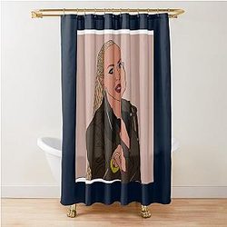 Selling Sunset Christine Quinn Sleeveless Top Shower Curtain