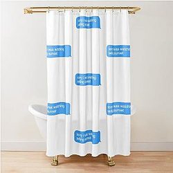 I was Watching Selling Sunset Shower Curtain