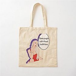 Selling Sunset Christine Quinn Some people call it fraud I call it love Cotton Tote Bag