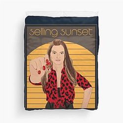 Oppenheim: Selling Sunset Duvet Cover