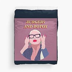 Selling Sunset Christine Quinn - Burgers and Botox Oppenheim Group Duvet Cover