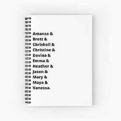 BESTSELLING Memorabale Quotes StickerMagnet Pack Spiral Notebook