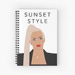 Sunset Style Selling Spiral Notebook