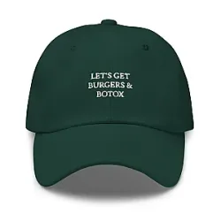 Let's Get Burgers And Botox DTNK1205 Selling Sunset Mugs