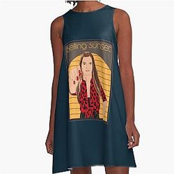 Oppenheim Selling Sunset A Line Dress