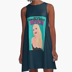 Christine Quinn 
Burgers and Botox 
Selling Sunset 
A-Line Dress