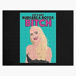 Christine Quinn Burgers Botox Selling Sunset Jigsaw Puzzle