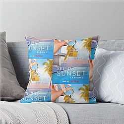 Netflix Selling Sunset Throw Pillow