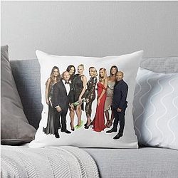 Selling Sunset Cast Throwing Pillow