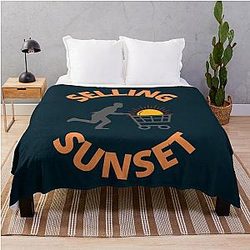 Selling Sunset Throw Blanket