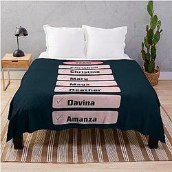Selling Sunset Christine Quinn Original Throw Blanket